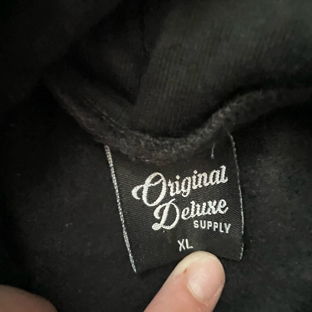 Original Deluxe Supply Black Hoodie XL